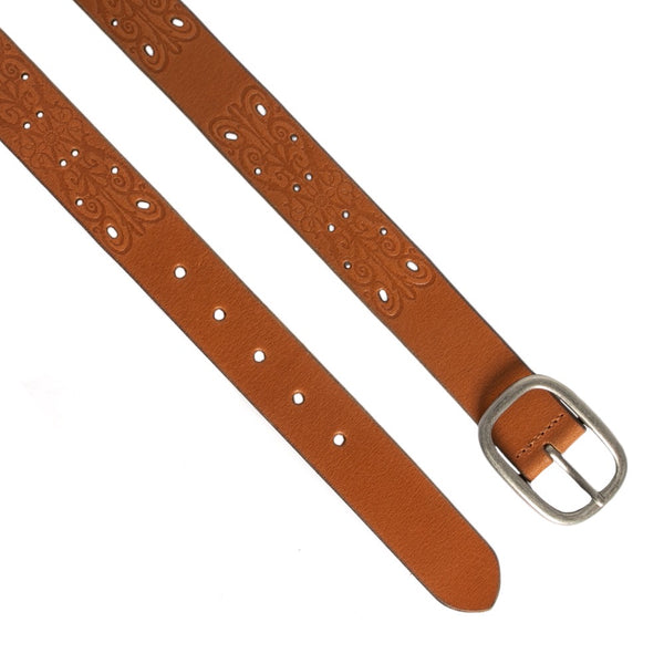 Alexis Leather Belt New Chestnut
