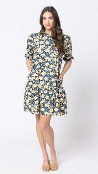 Impressionable Dress Midnight Bouquet
