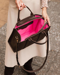 Manhattan Tote Bag Chocolate