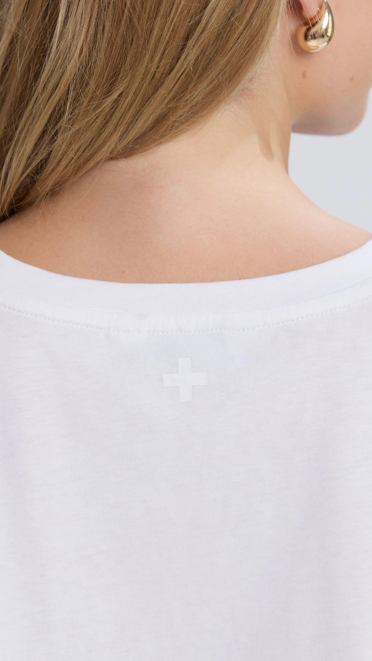Top Knot Top White