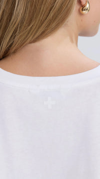 Top Knot Top White
