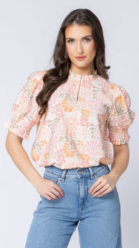 SS Movement Blouse Pink Petal