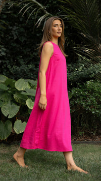 Zora Dress Fuchsia