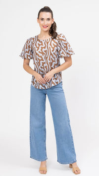 Relaxed Carefree Top Chai Wave