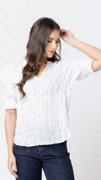 Carefree Butterfly Top White
