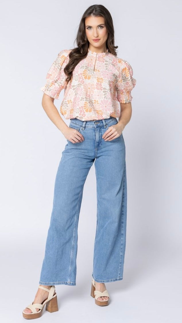 SS Movement Blouse Pink Petal