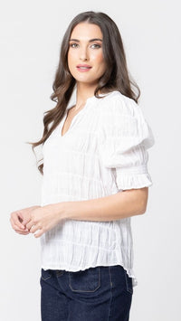 Carefree Butterfly Top White