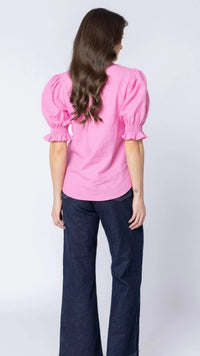 Relaxed Butterfly Top Bubblegum