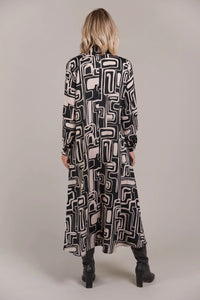 Elsie Shirt Dress Geo