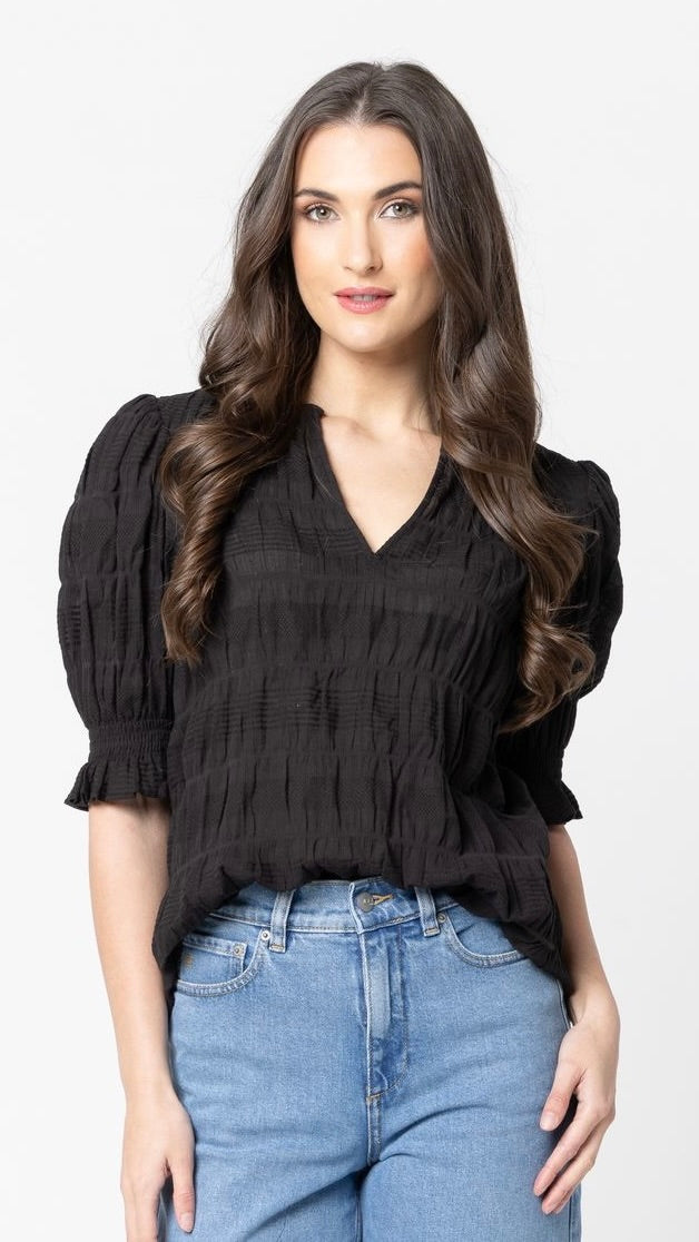 Carefree Butterfly Top Black