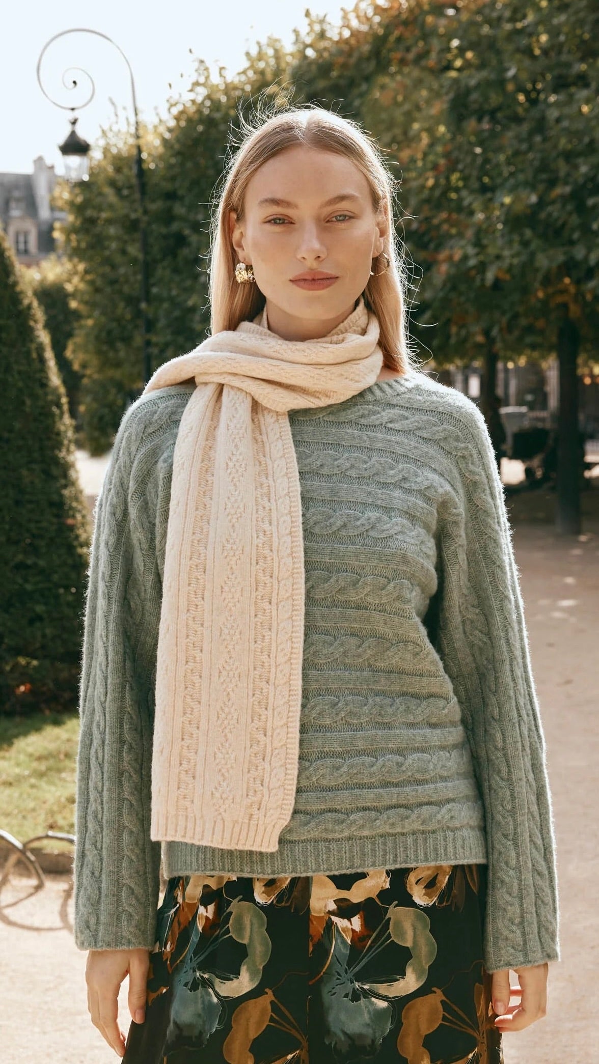 Argo Scarf Ecru