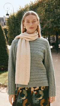Argo Scarf Ecru