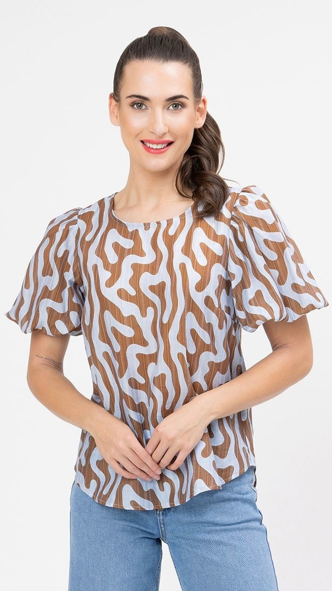 Relaxed Carefree Top Chai Wave