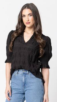 Carefree Butterfly Top Black