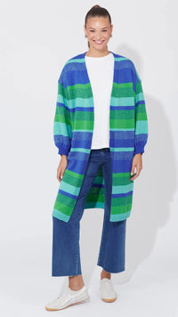 Yuma Cardigan - Blue/Oasis