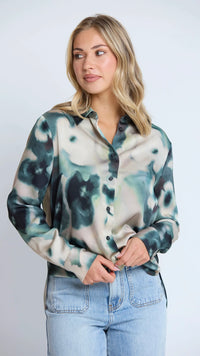 Louisa Blouse Olive Grove