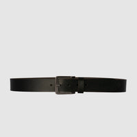 Billy Basic Leather Belt Black