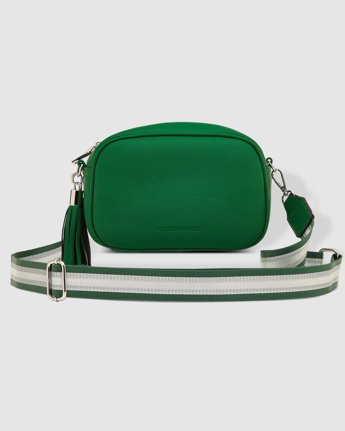 Jacinta Metallic Crossbody Bag Green