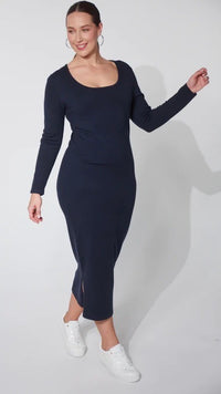 Nikolai Knit Dress Midnight