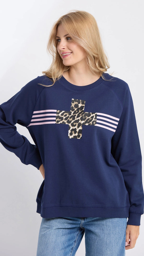 Classic Sweater Navy Star Crossed