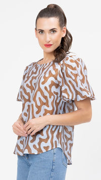 Relaxed Carefree Top Chai Wave