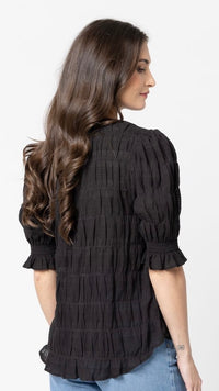 Carefree Butterfly Top Black