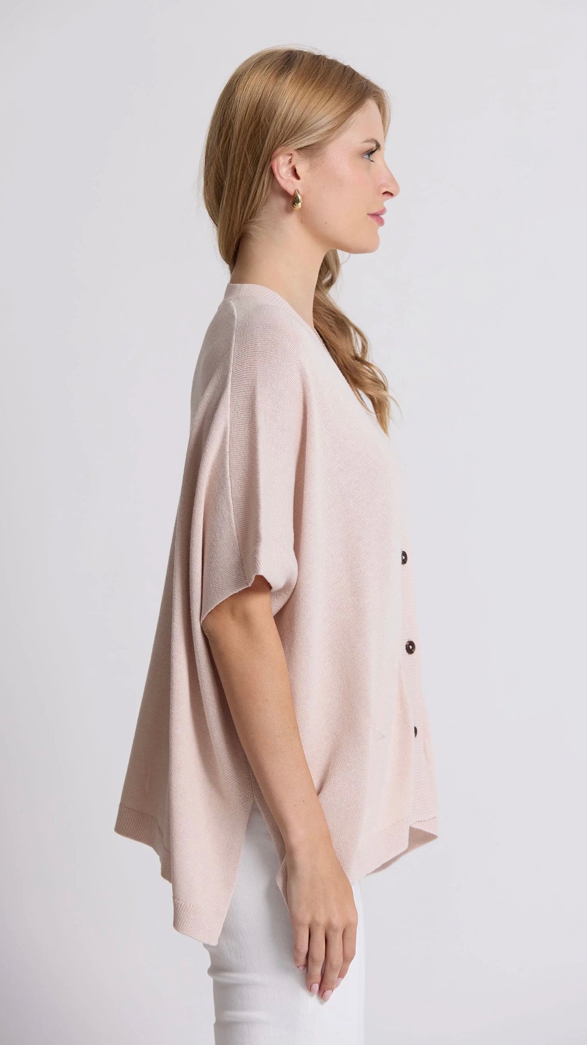 Elliot Cardigan Sugar Almond