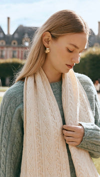 Argo Scarf Ecru