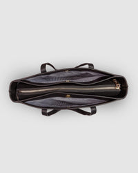 Malibu Laptop Tote Bag Black