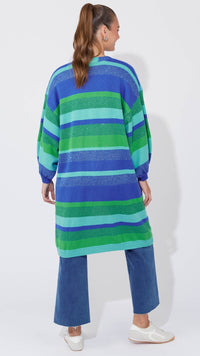 Yuma Cardigan - Blue/Oasis