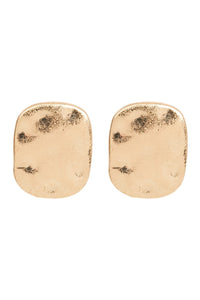 Selene Earring Gold Dimple
