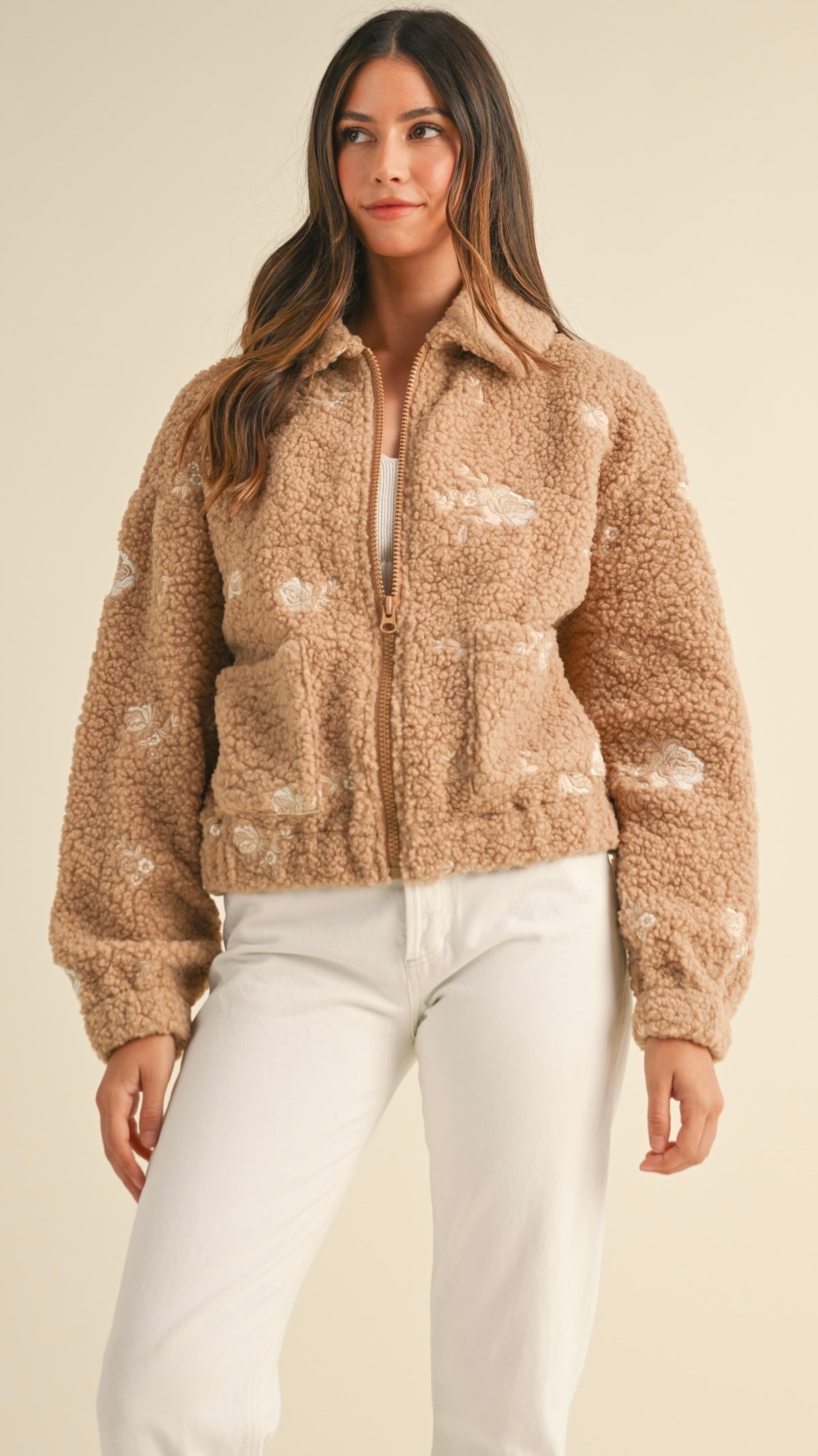 Rosemary Embroidered Fleece
