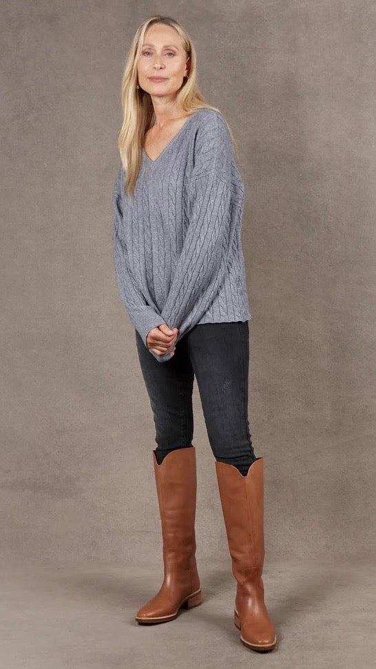 Alawa Cable Knit Smoke