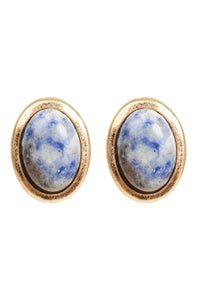 Selene Earring Round Stone
