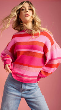 Yuma Jumper - Chilli/Pink