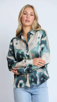 Louisa Blouse Olive Grove