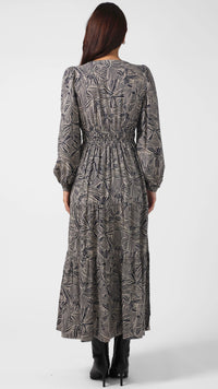 Vivienne Dress Bow Tie Indigo
