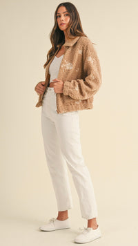 Rosemary Embroidered Fleece