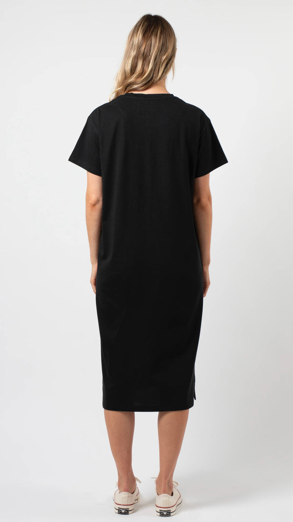 Maxie T Shirt Dress Dusty Rose Cross
