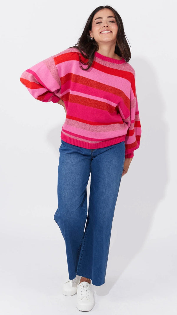 Yuma Jumper - Chilli/Pink