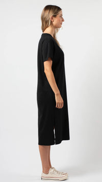 Maxie T Shirt Dress Dusty Rose Cross