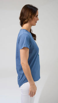 Classic Tee Monet's Garden Denim