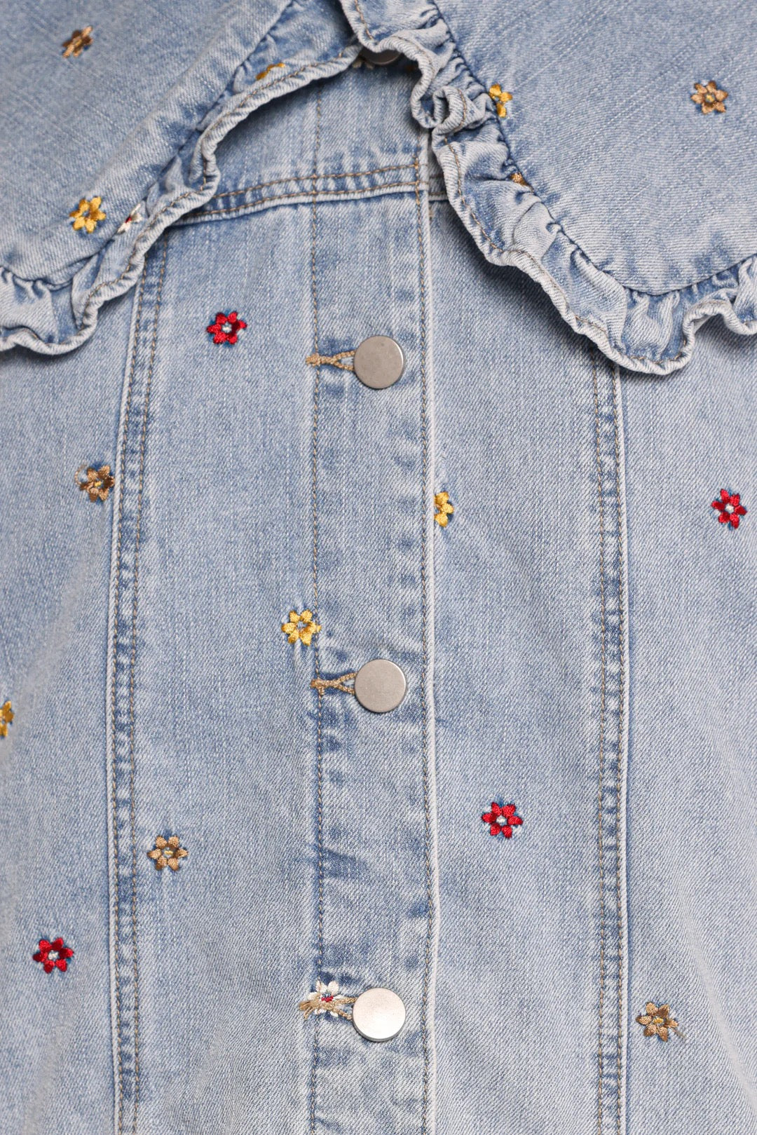 Ditsy Denim Jacket