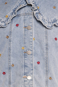 Ditsy Denim Jacket