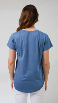 Classic Tee Monet's Garden Denim