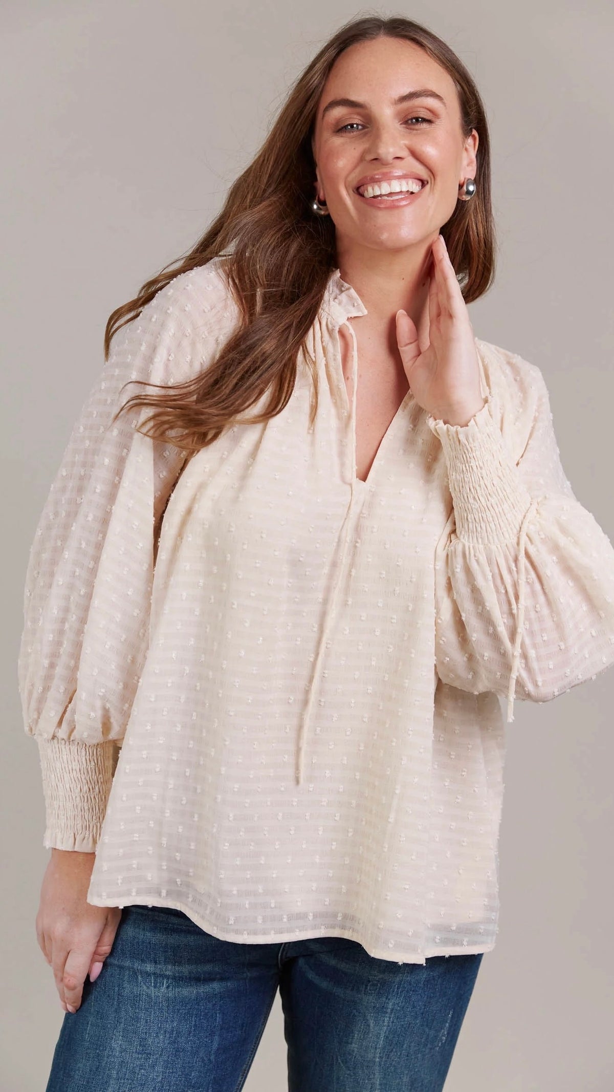 Ayana Blouse Ecru