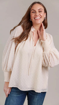 Ayana Blouse Ecru