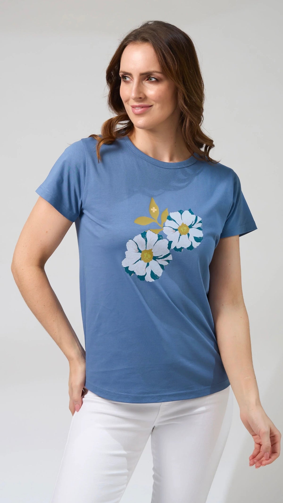 Classic Tee Monet's Garden Denim