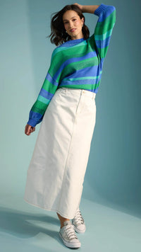 Yuma Jumper - Blue/Oasis