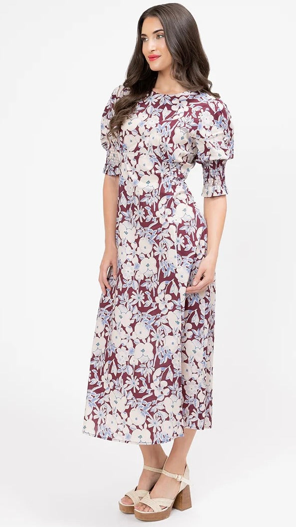 Sunset Dress Merlot Field